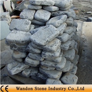 Granite Cobblestone Pavers, Zhangpu Basalt Black Granite Cobblestone Granite Cobblestone Pavers, Zhangpu Basalt Black Granite Cobblestone
