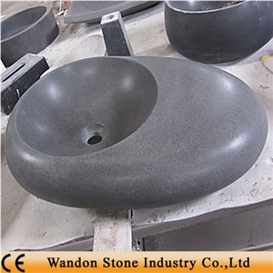 Natural Stone Sinks, Volcanic Grey Basalt Sinks