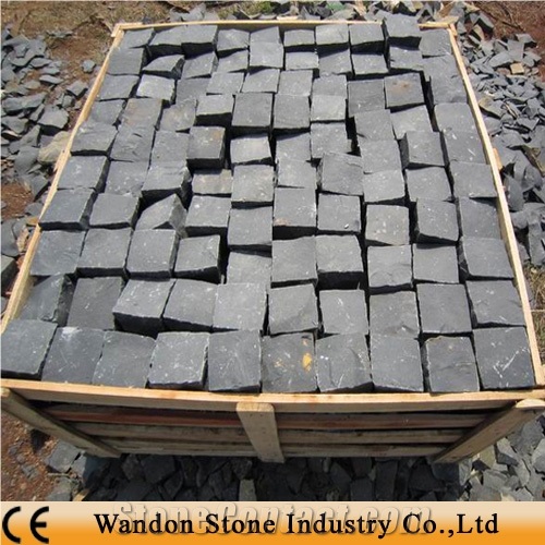 Zhangpu Basalt Cobblestone Paver, Zhangpu Black Basalt Cobblestone