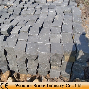 Zhangpu Basalt Cobblestone Paver, Zhangpu Black Basalt Cobblestone