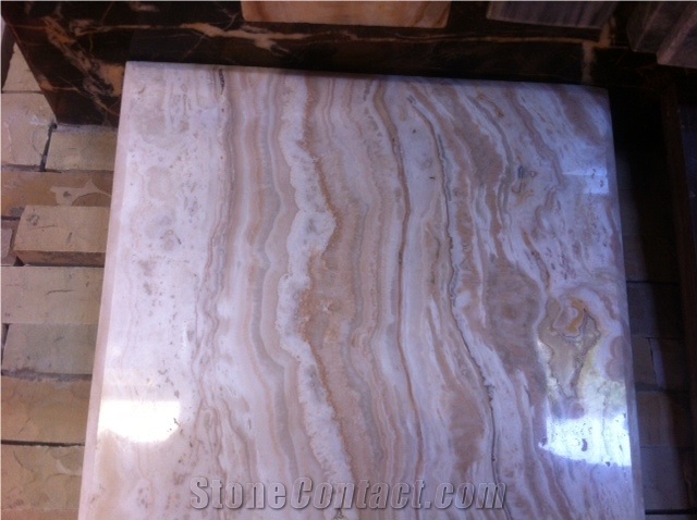 Travertine Onyx Tiles, Pakistan Beige Onyx
