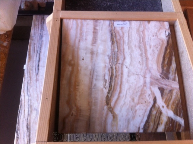 Travertine Onyx Tiles, Pakistan Beige Onyx