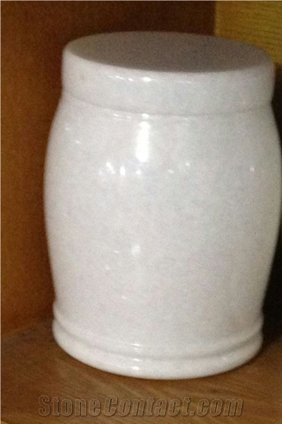 Guangxi White Marble Urn