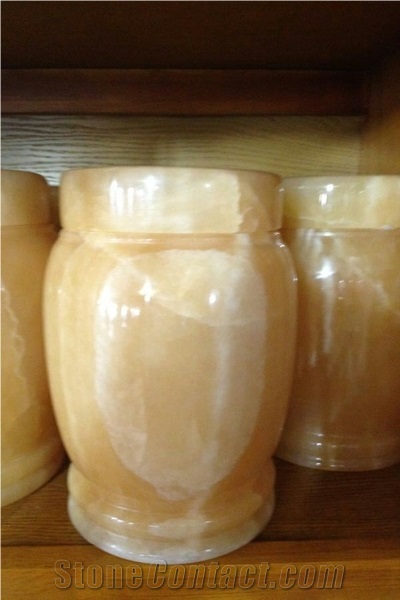 Honey Onyx Funeral Urns