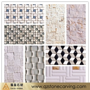 Colored Travertine Mosaic Tiles
