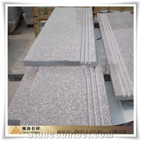 Red G635 Stairs, G635 Red Granite Stairs