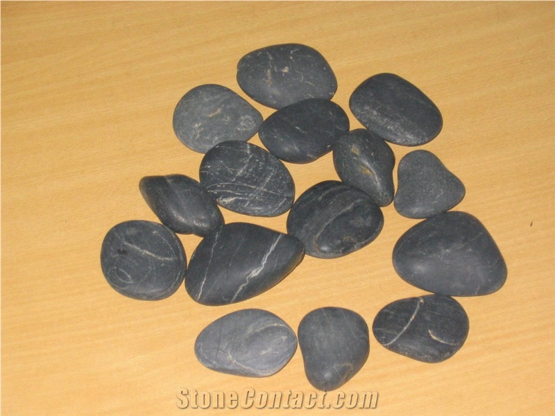 Black Nature Pebbles