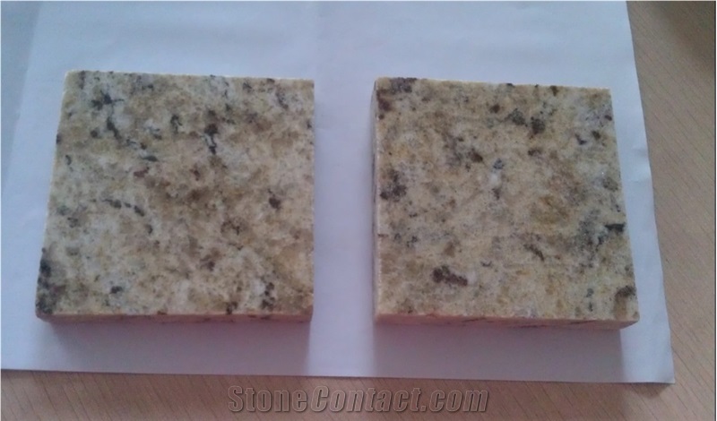 Giallo Ornamental Granite Countertop Worktop, Giallo Ornamental Yellow Granite Countertop