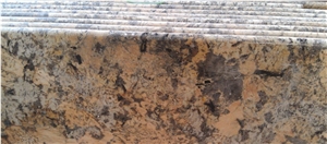 Granite Countertop Giallo Pizza, Giallo Pizza Yellow Granite Countertop