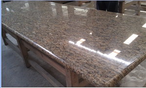 Santa (dark) Cecilia Granite Countertop, Yellow Granite Countertop