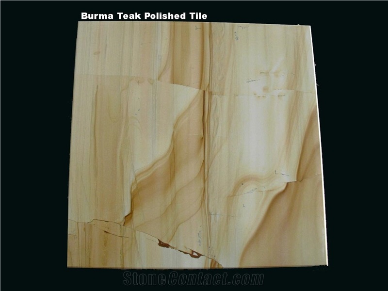 Burma Teak Marble Slabs, Pakistan Beige Marble