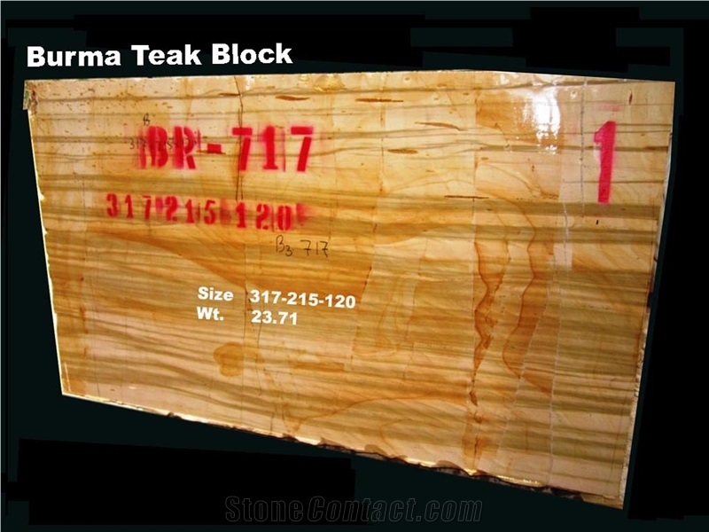 Burma Teak Marble Slabs, Pakistan Beige Marble