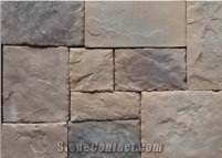 European Castle Stone, Yellow Artificial Stone Building & Walling