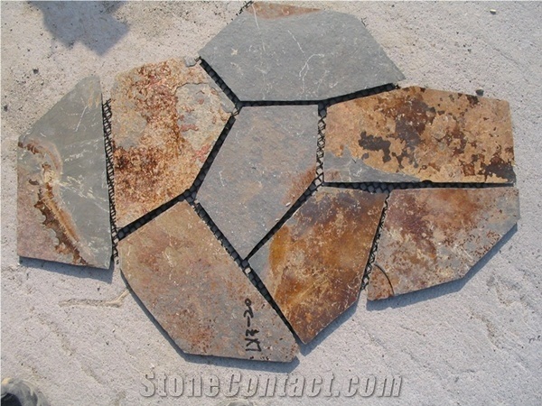 Autumn Horizon Flagmats, Hebei Rust Slate Flagstone