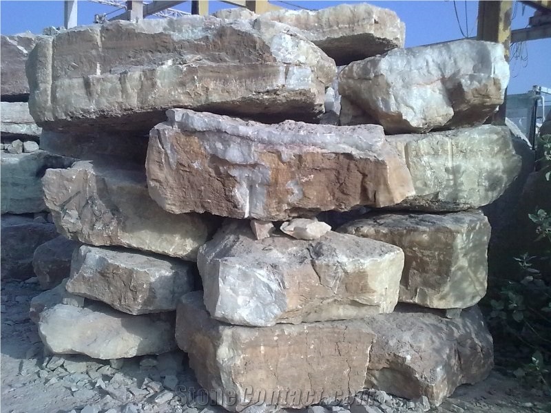 Afghan White Onyx Stone Block