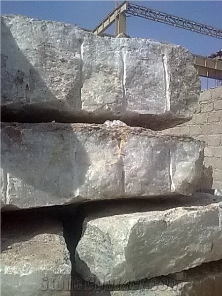 Afghan White Onyx Stone Block
