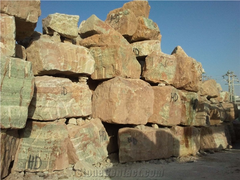 Dark Green Afghan Onyx Block