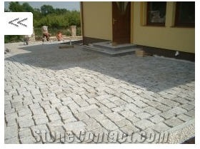 Dornberg Grey Granite Cobble Stone, Pavers