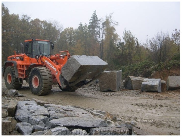 Kostrza Granite Blocks, Poland Grey Granite