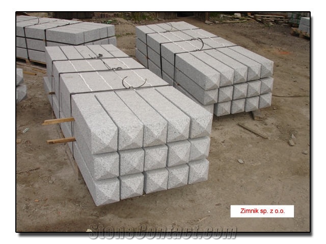Zimnik Granite Pillar, Strzegom Grey Granite
