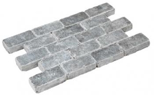 Asian Blue Stone Paving Line, China Grey Blue Stone Cobble, Pavers