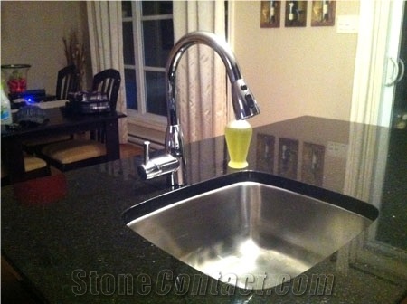Absolute Black Countertop, Black Granite Countertop