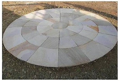 Sandstone Patio, Hohenzollernpark Beige Sandstone
