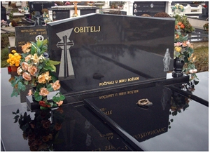 Absolute Black Granite Monument