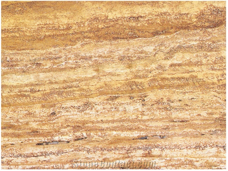 Travertino Madera Oro, Spain Yellow Travertine Slabs & Tiles