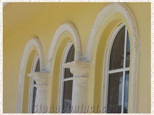 Cast Coral Stone Windows Surround