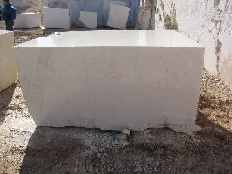 Cream Desire Beige Marble Block, Korkuteli Beige Marble