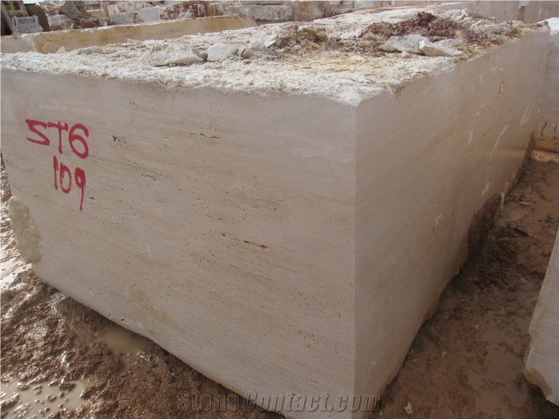 Krt Light Karaman Travertine Block