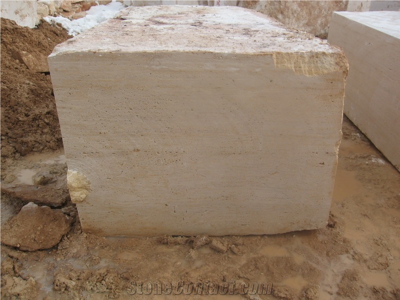 Krt Light Karaman Travertine Block