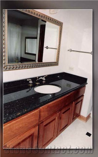 Bath Tops, Galaxy Black Granite