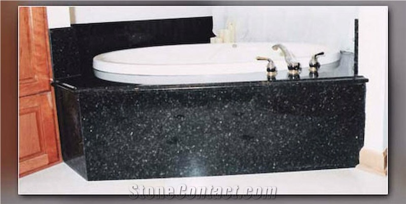 Bath Tub Deck and Surround, Blue Granite Bath Tub