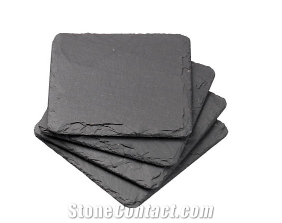 Table Placemat, Black Slate Home Decor