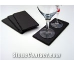 Table Placemat, Black Slate Home Decor