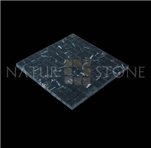 Toros Black Pattern Mosaics Classic, Black Marble Mosaics Toros Black Pattern Mosaics Classic, Black Marble Mosaics
