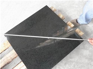 Polished G684 Black Basalt Tile(low Price)