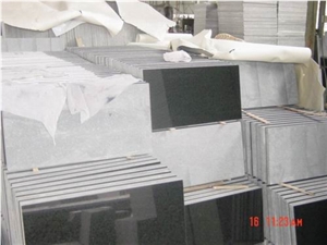 Polished G684 Black Basalt Tile(low Price)
