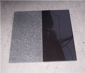 Polished G684 Black Basalt Tile(low Price)