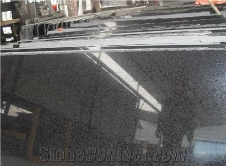Polished G684 Black Basalt Tile(low Price)
