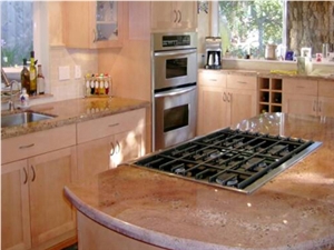Colonial Cream Granite Countertop, Beige Granite