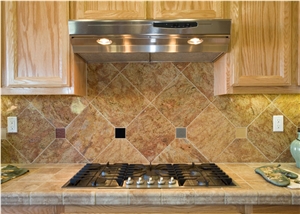 Granite Backsplash, Ivory Pink Granite Kitchen Accessories