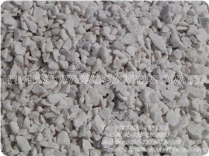 Pure White Marble Gravel