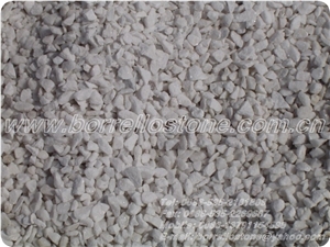 Pure White Marble Gravel