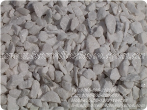 Pure White Marble Gravel