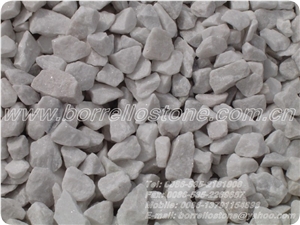 Pure White Marble Gravel