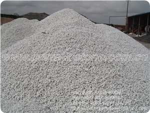 Pure White Marble Gravel
