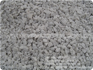 Pure White Marble Gravel